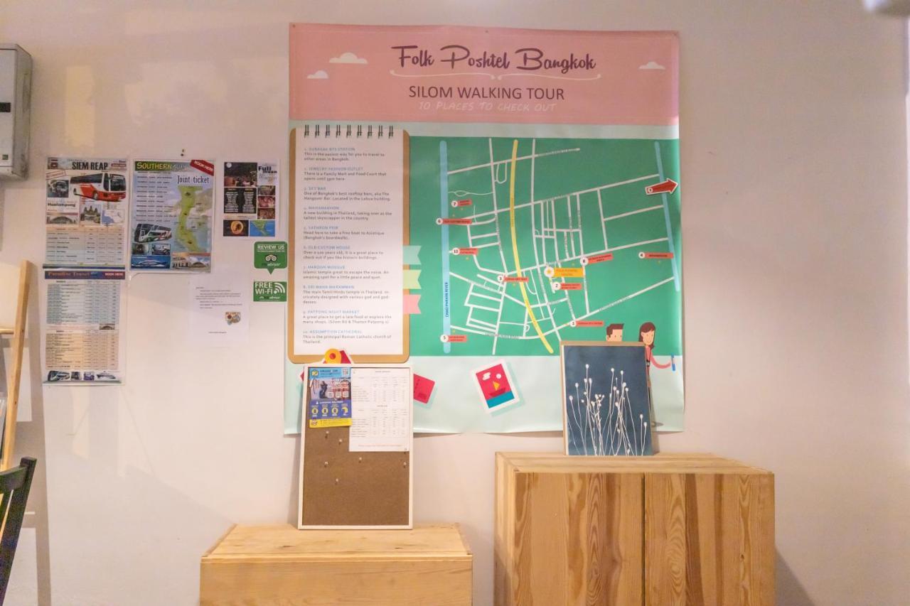 Folk Poshtel Silom Bed & Breakfast Bangkok Luaran gambar